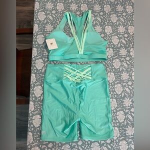 Fabletics Short and Bra Set
